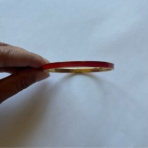 Kate Spade Pink Enamel Bangle Bracelet
